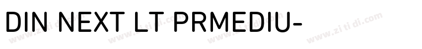 DIN NEXT LT PRMEDIU字体转换